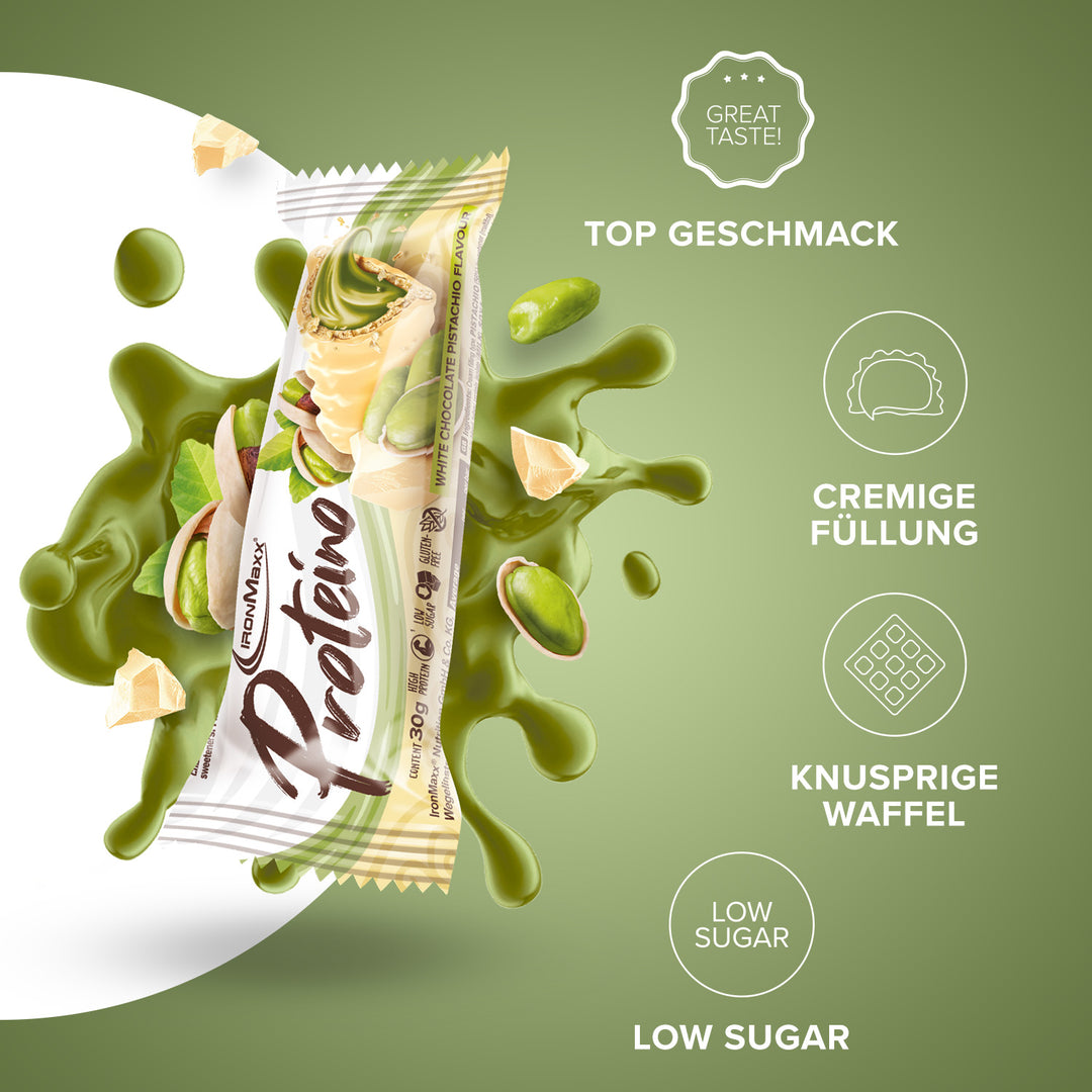 Proteino (12x30g Tray) - White Chocolate Pistachio