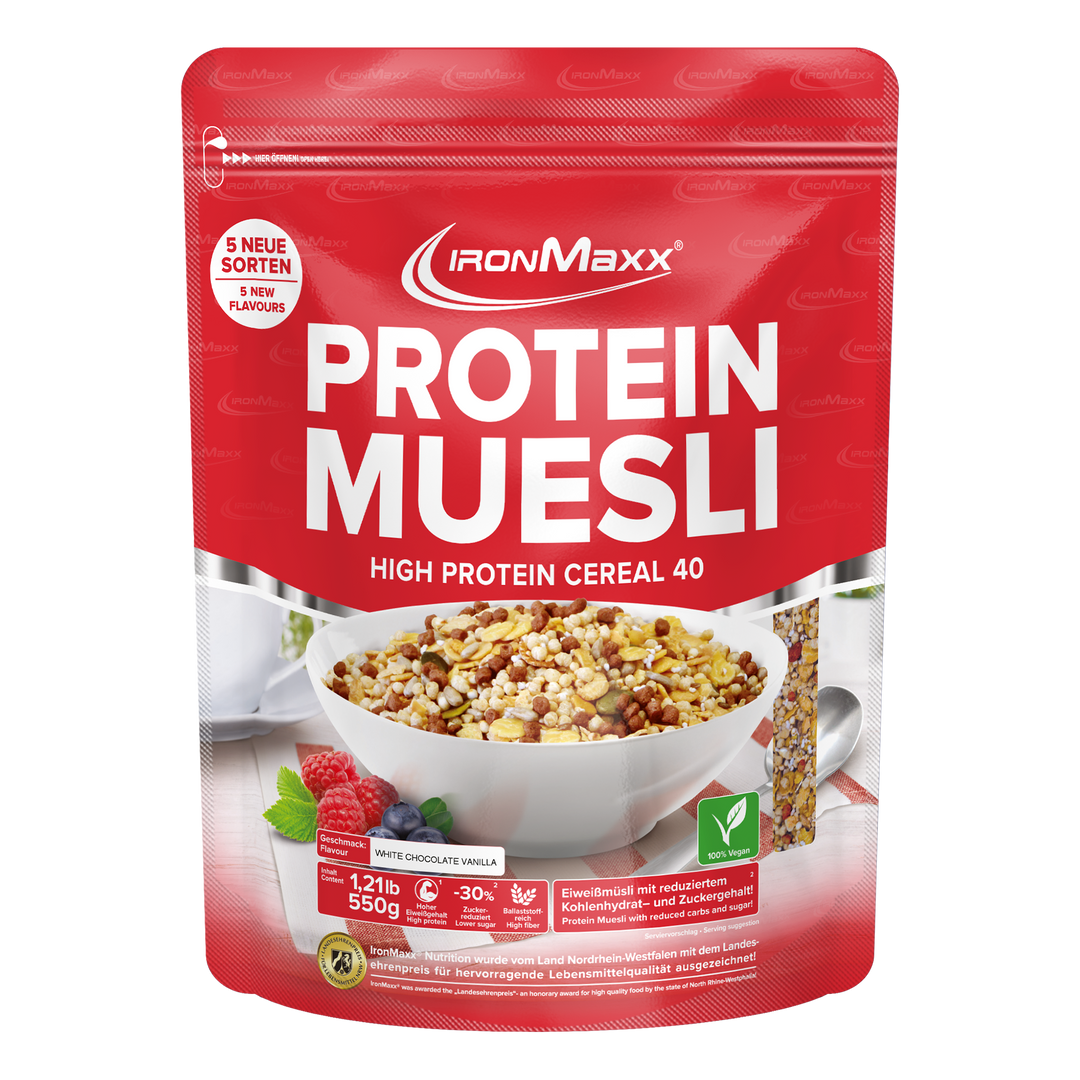 Protein Muesli (550g) - White Chocolate Vanilla
