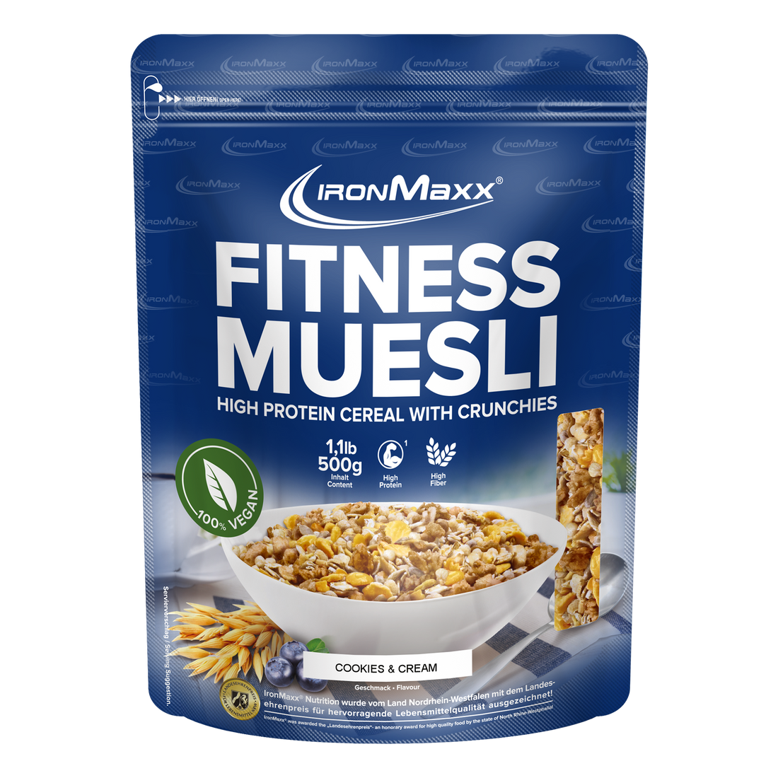 Fitness Müsli (500g) - Cookies & Cream