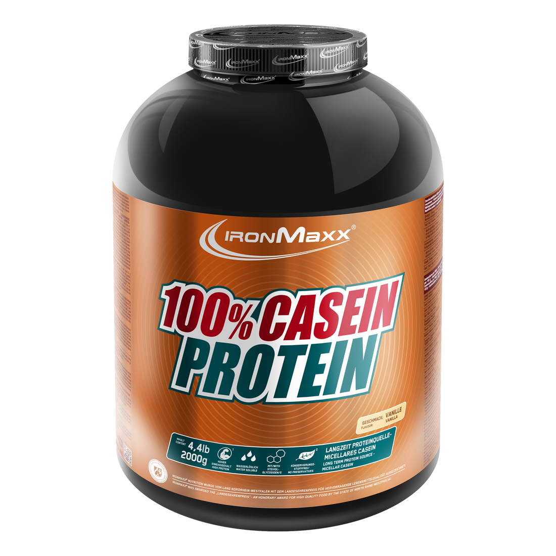 100% Casein Protein - Vanilla - 2000g