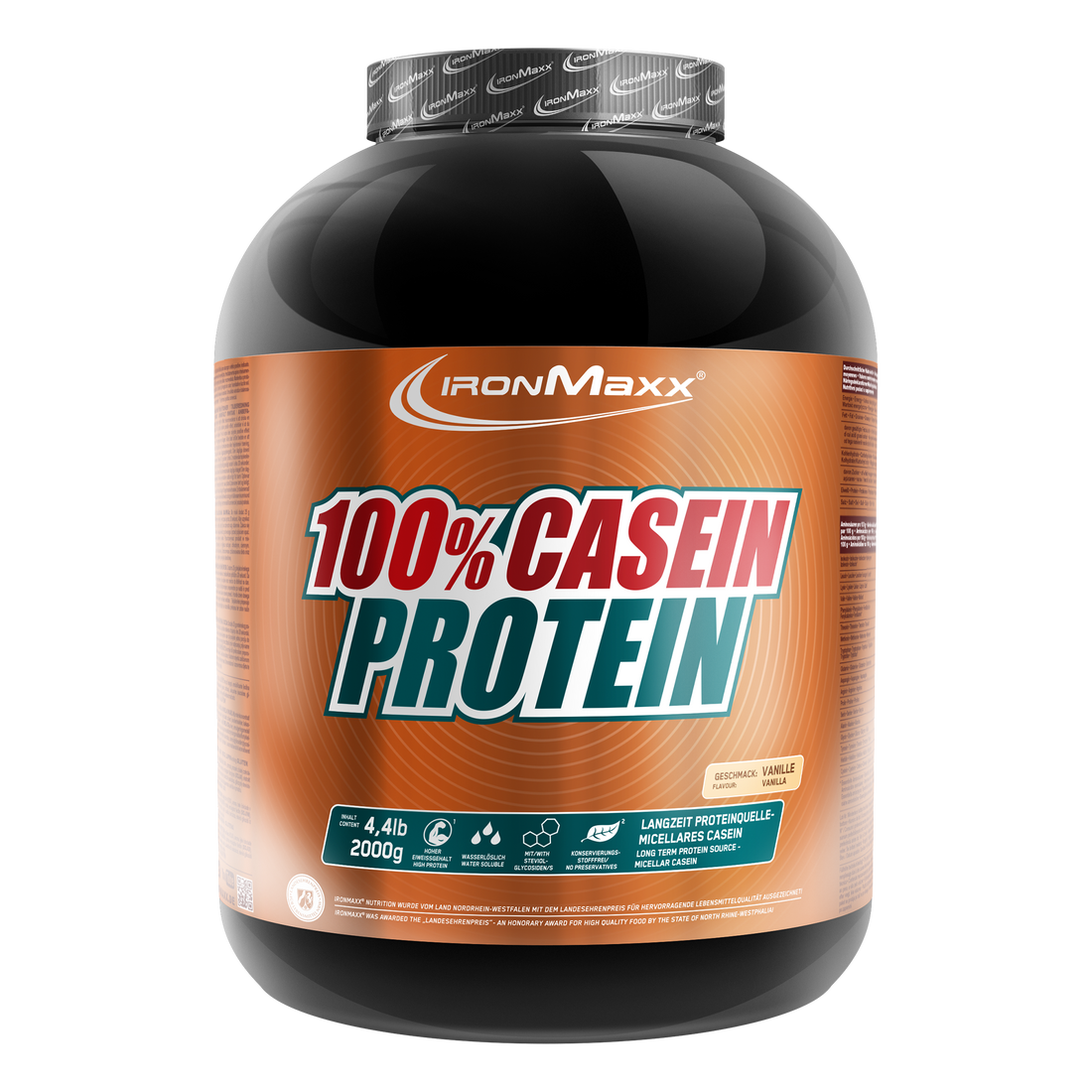 100% Casein Protein (2000g) - Vanille