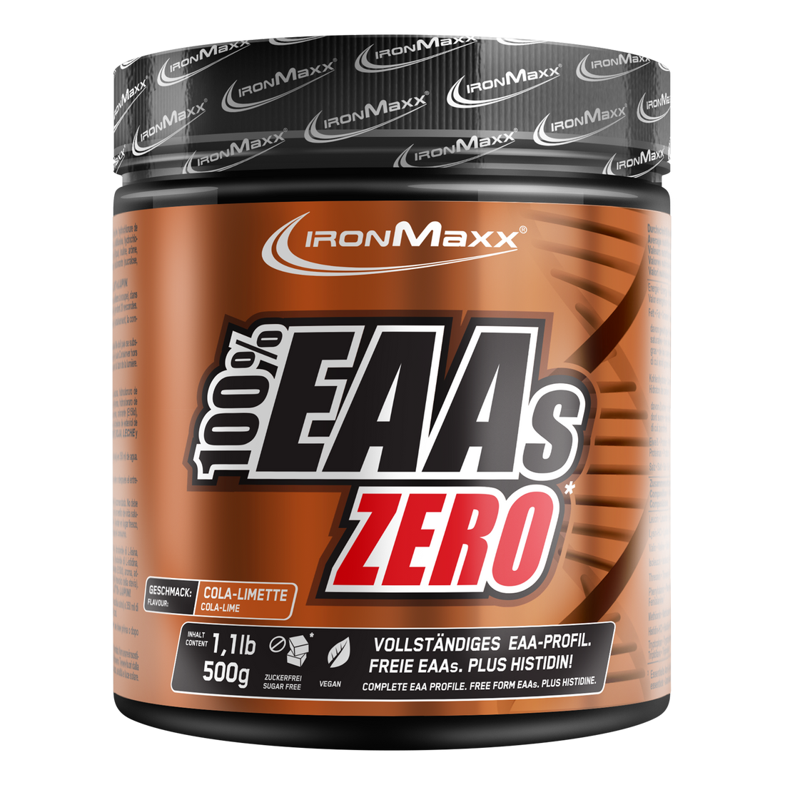 100% EAAs Zero (500g Dose)-Cola-Lime