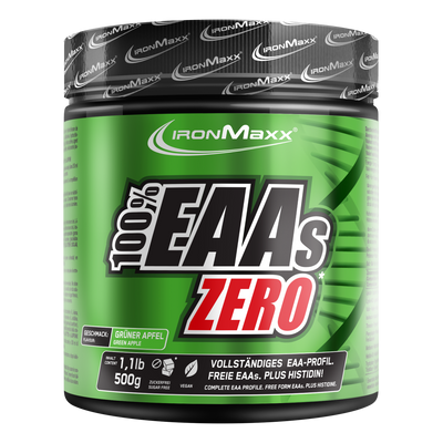 100% EAAs Zero (500g Dose)- Green Apple