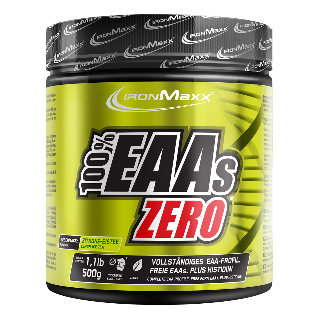 100% EAAs Zero (500g Dose)-Lemon-Icetea