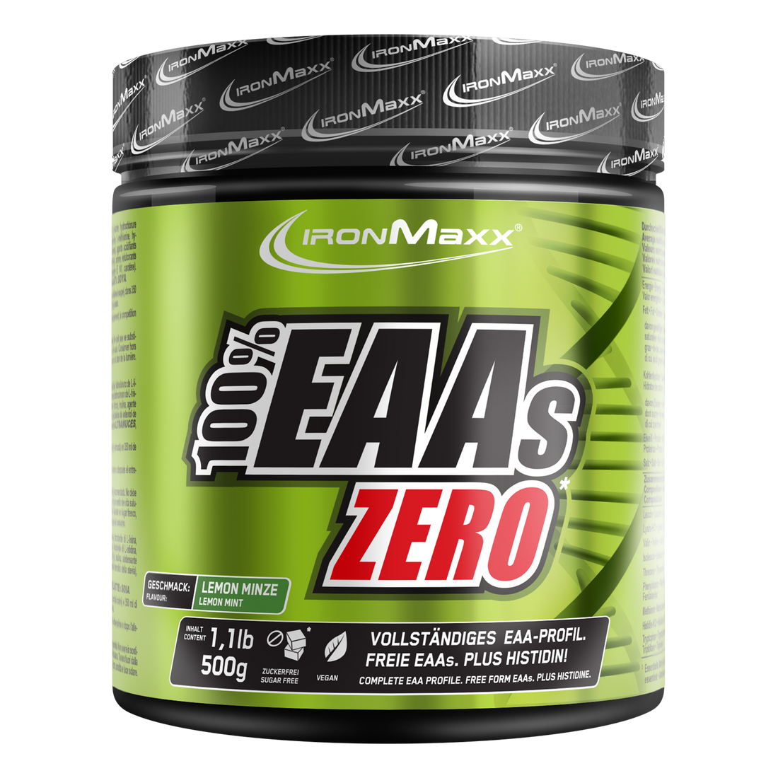 100% EAAs Zero (500g Dose) - Lemon-Minze