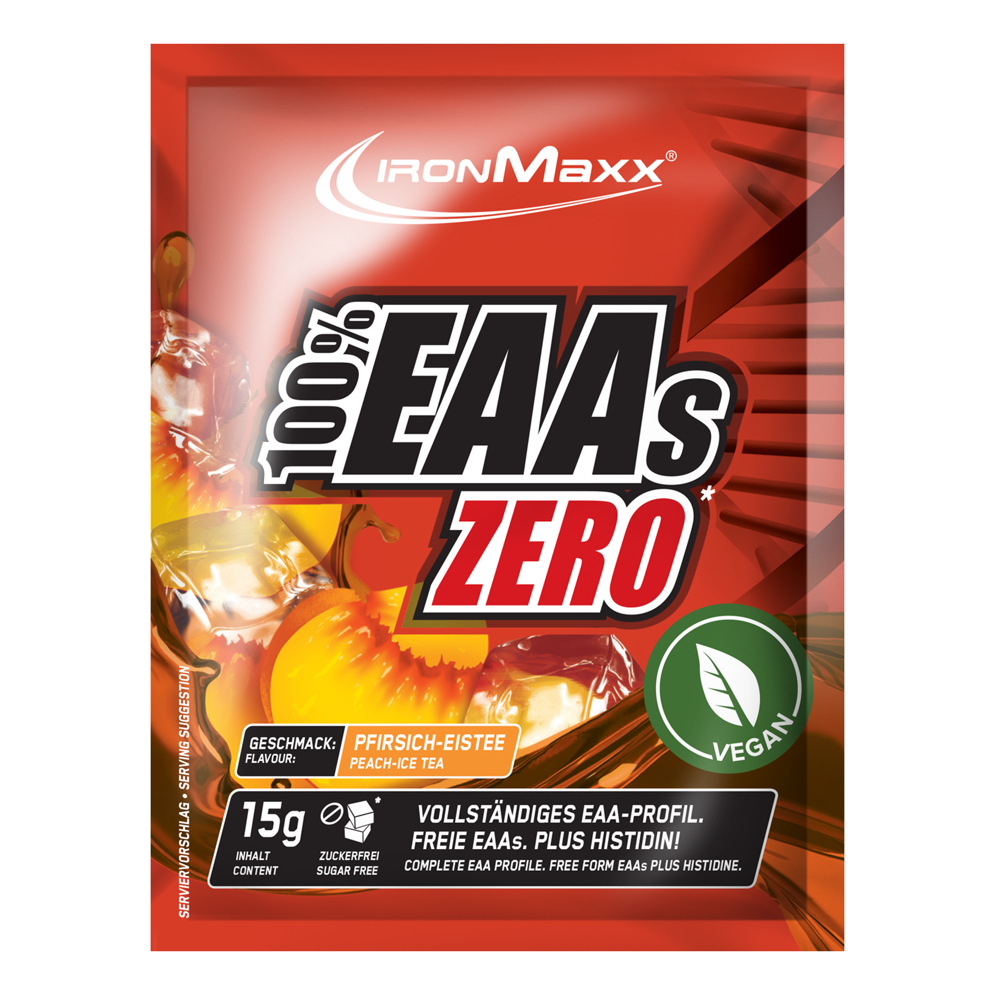 100% EAAs Zero (15g) - Peach Ice Tea