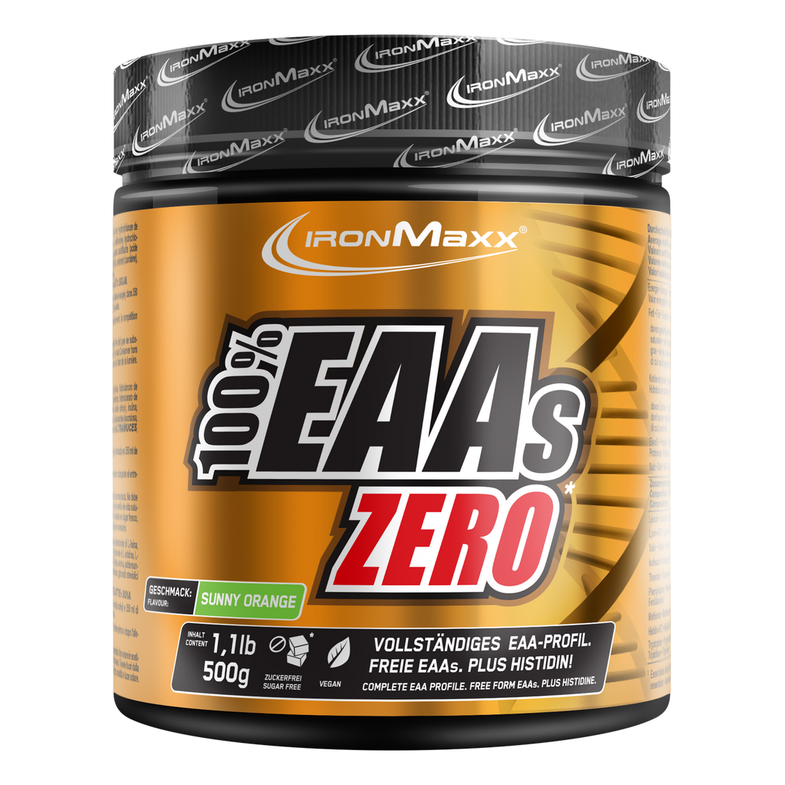 100% EAAs Zero (500g Dose) - Sunny Orange