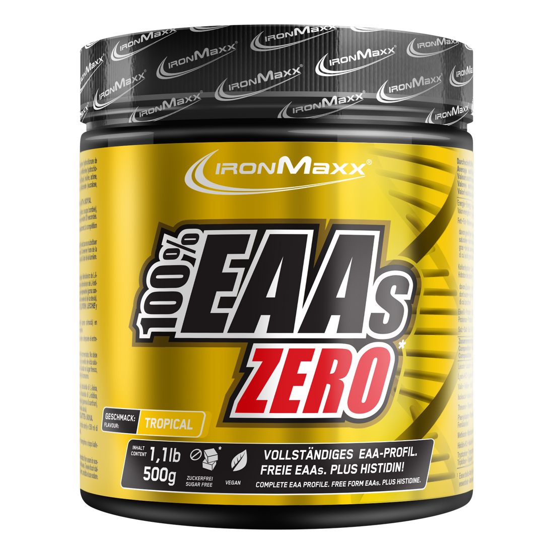 100% EAAs Zero (500g Dose)-Tropical