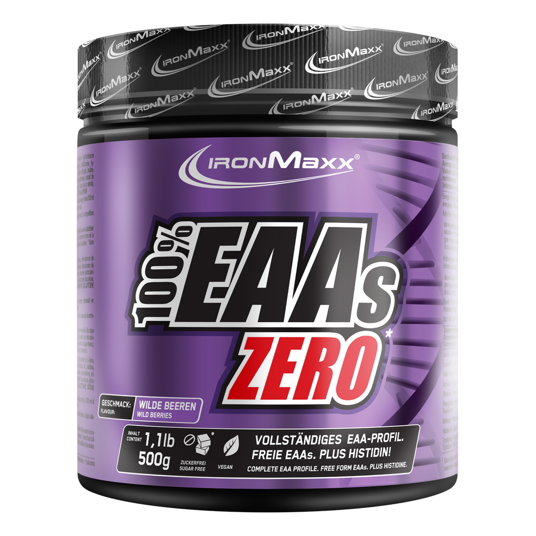 100% EAAs Zero (500g) - Wild Berries