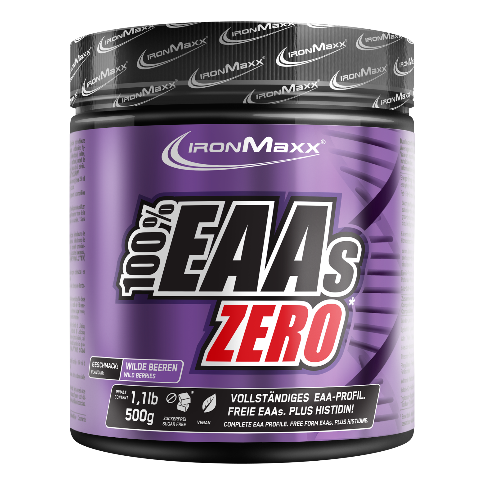 100% EAAs Zero (500g) - Wild Berries