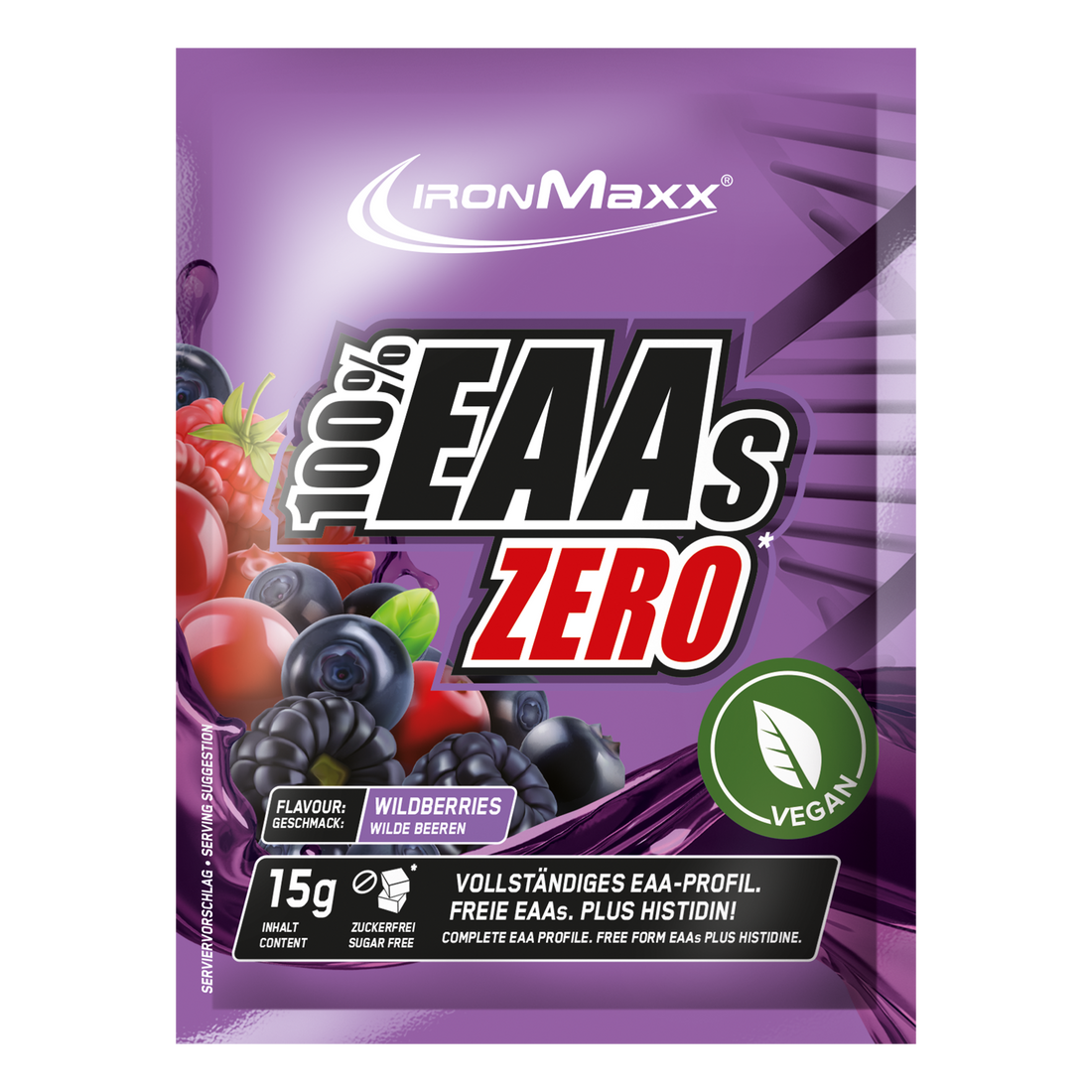 100% EAAs Zero - 15g Probe - Wild Berries