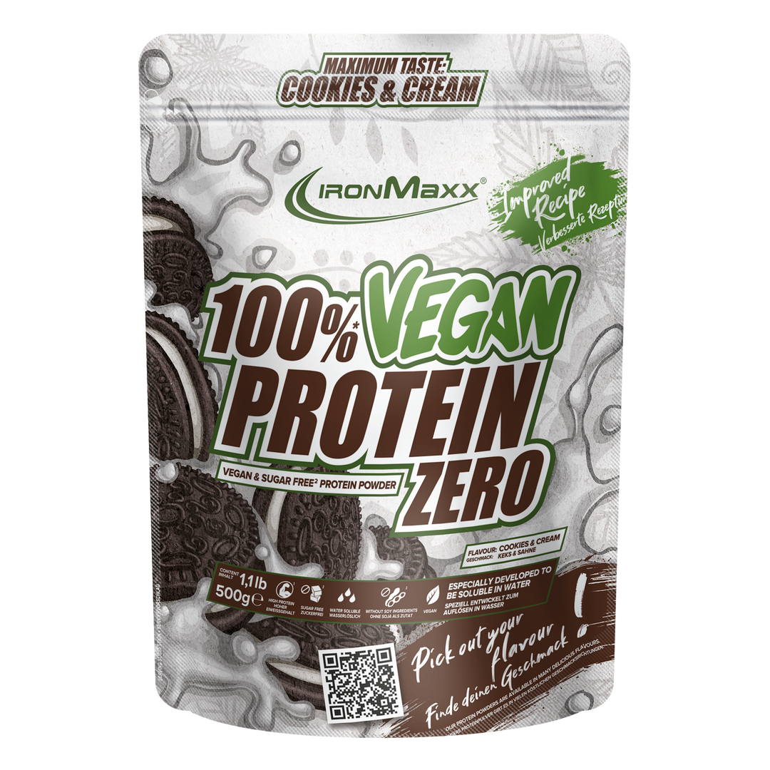 100% <tc>Vegan Protein Zero</tc> (500g) -  <tc>Cookies & Cream</tc>