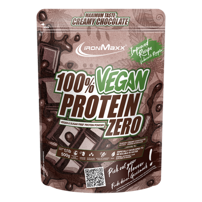 100% Vegan Protein Zero (500g) - Chocolate