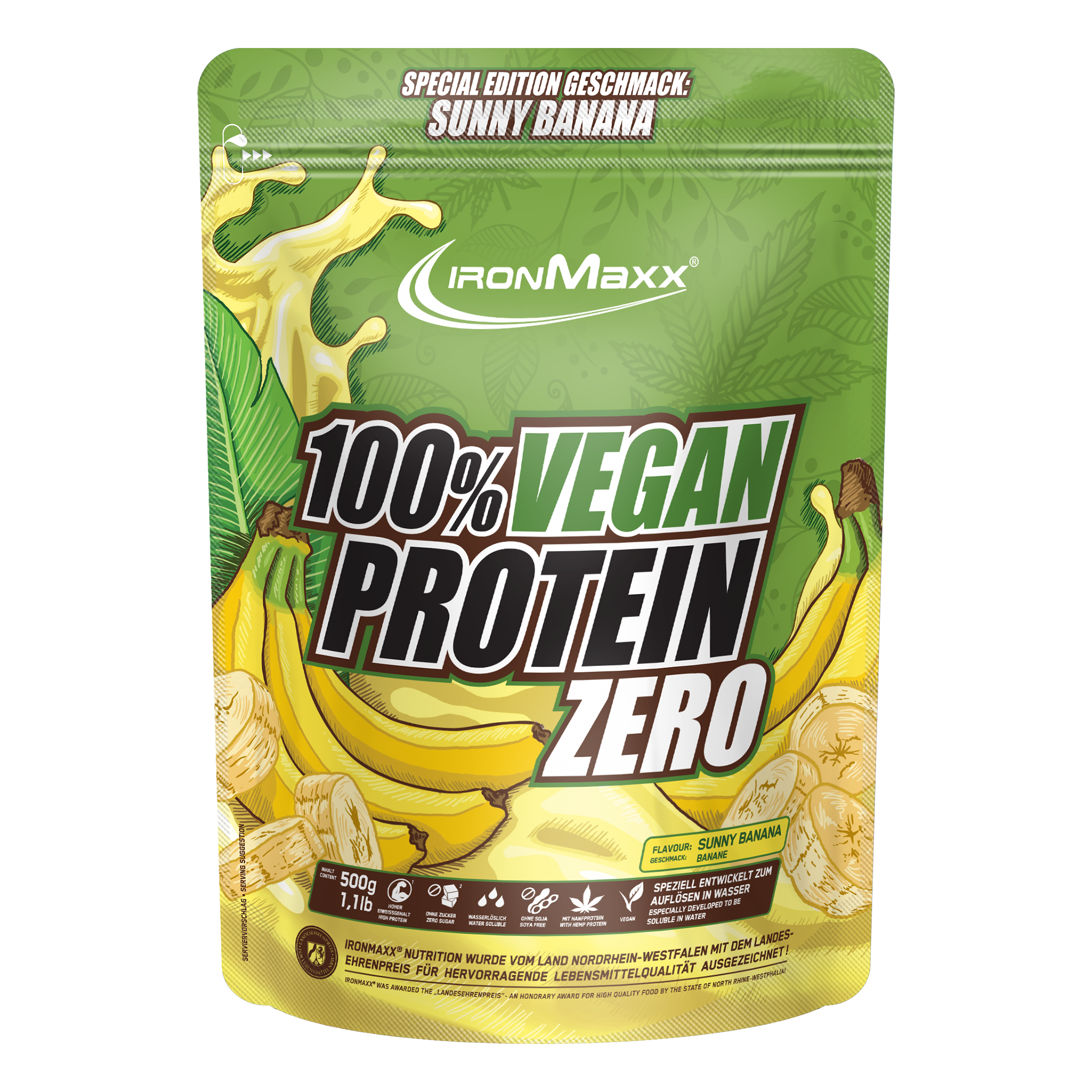 100% Vegan Protein Zero (500g) - Sunny Banana