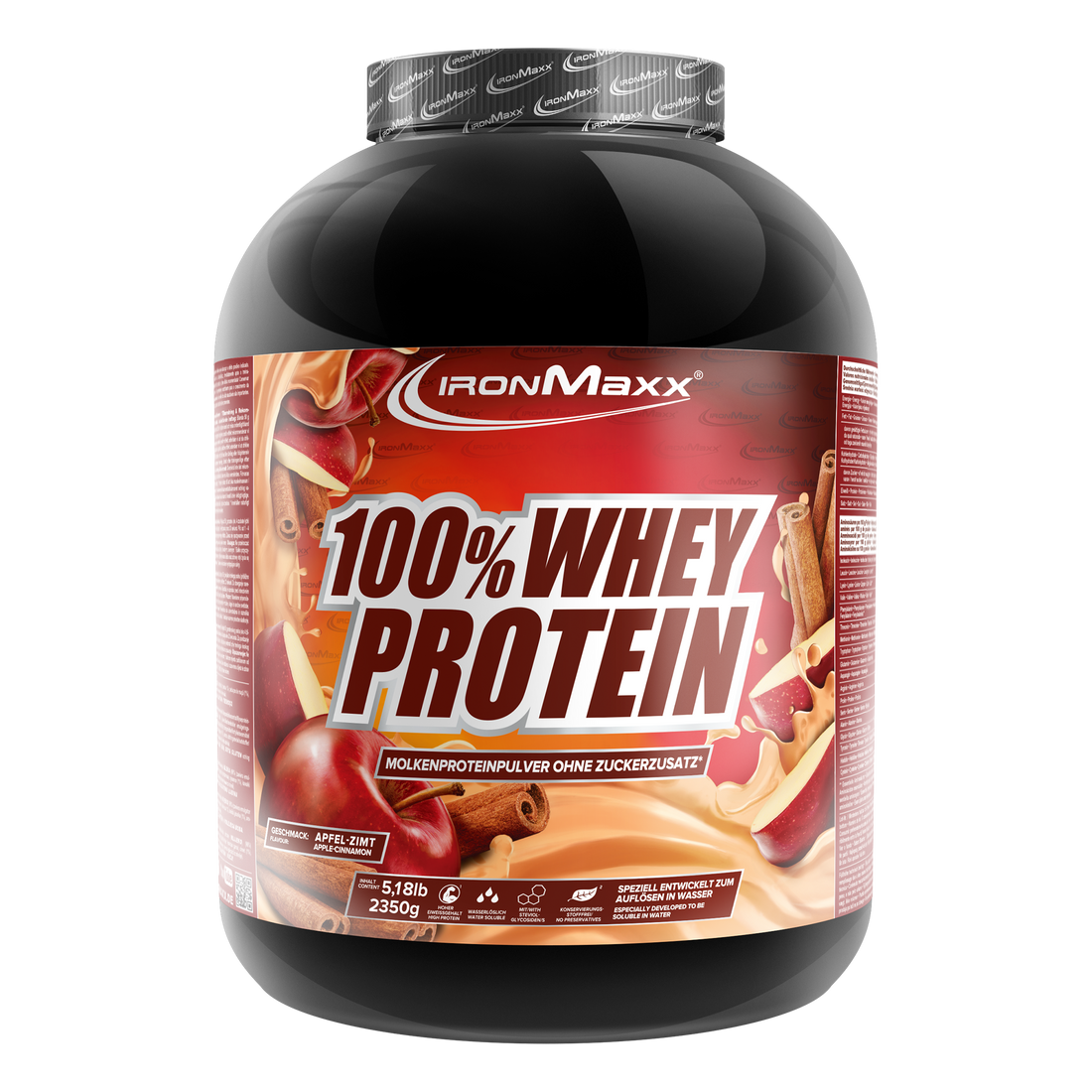 100% Whey Protein - 2350g can - Apple - Cinnamon
