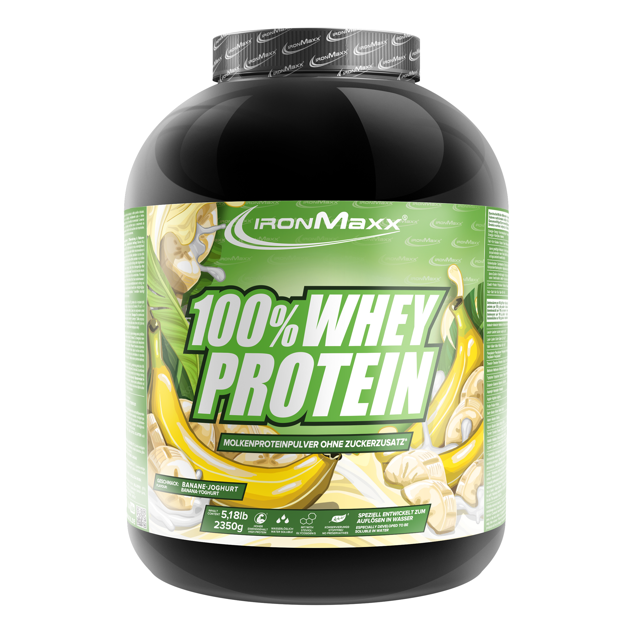 100% Whey Protein - 2350g  Dose - Banane Yoghurt