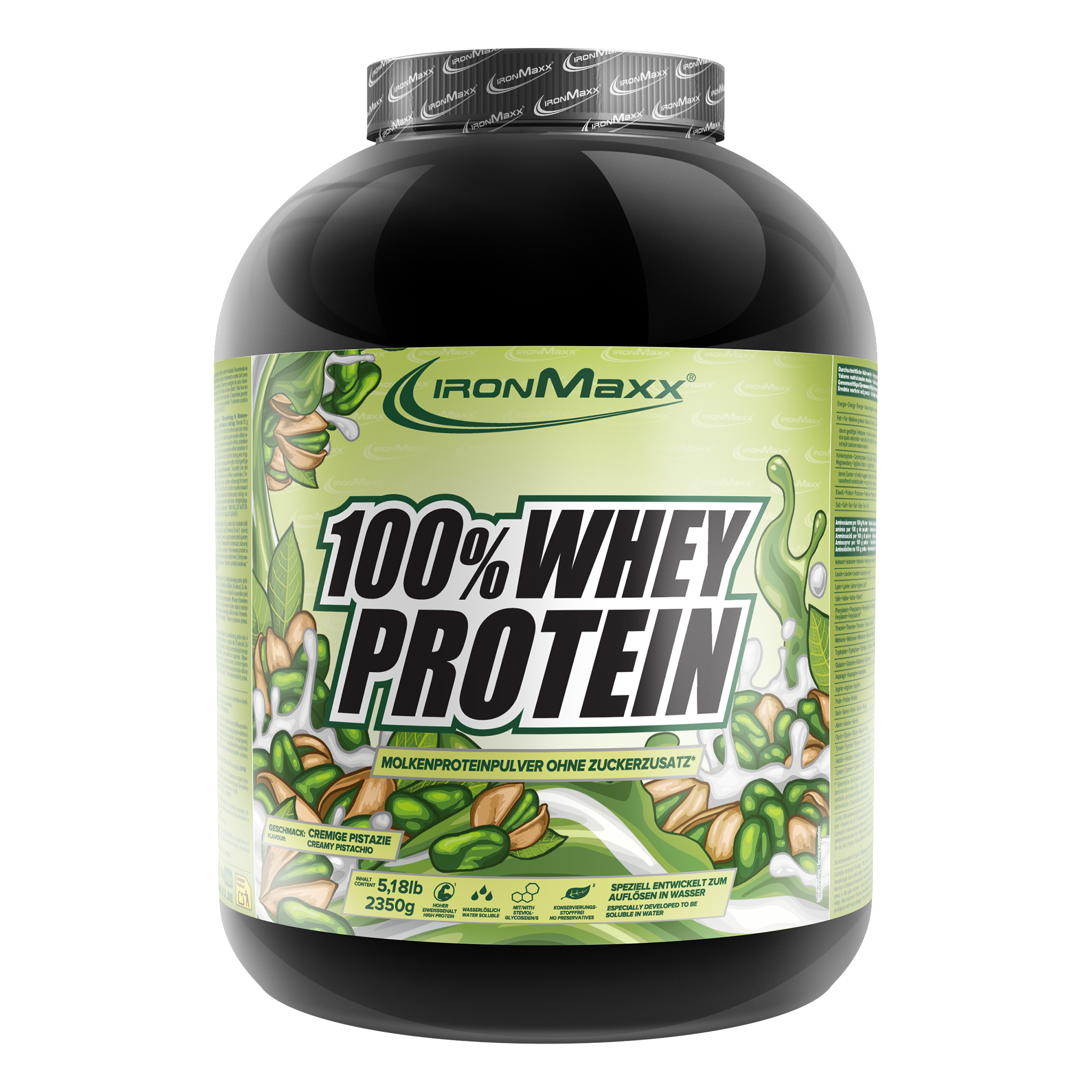 100% Whey Protein (2350g) - Creamy Pistazie