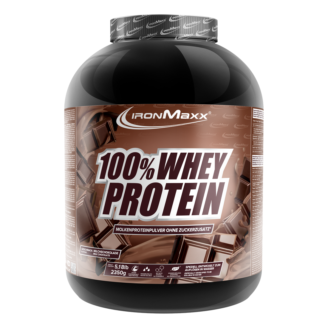 100% Whey Protein (2350g) - Milchschokolade