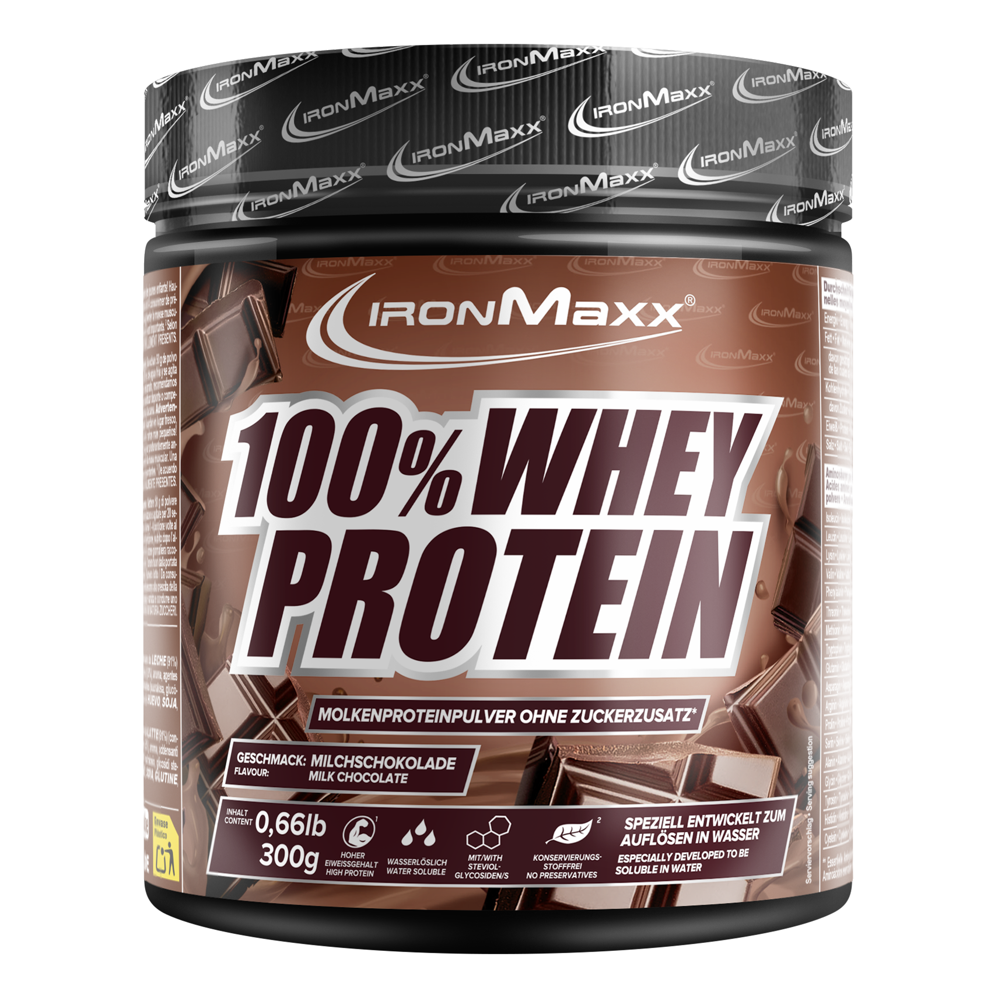 100% Whey Protein - 300g Can - Milk Chocolate