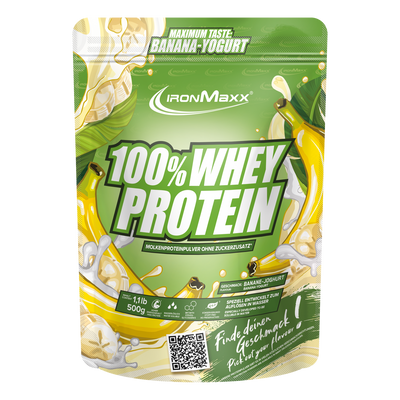 100% Whey Protein - 500g Beutel - Banane Yoghurt