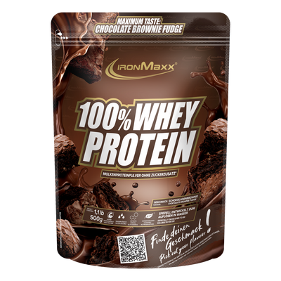 100% Whey Protein (500g) - Chocolate Brownie Fudge