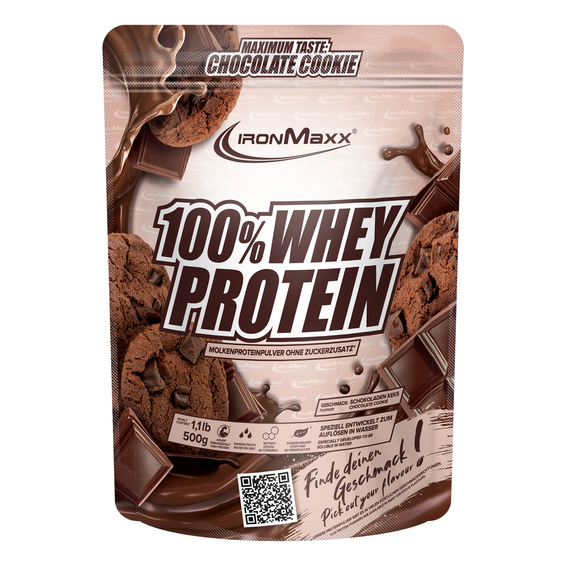 100% Whey Protein (500g) - Chocolate Cookie