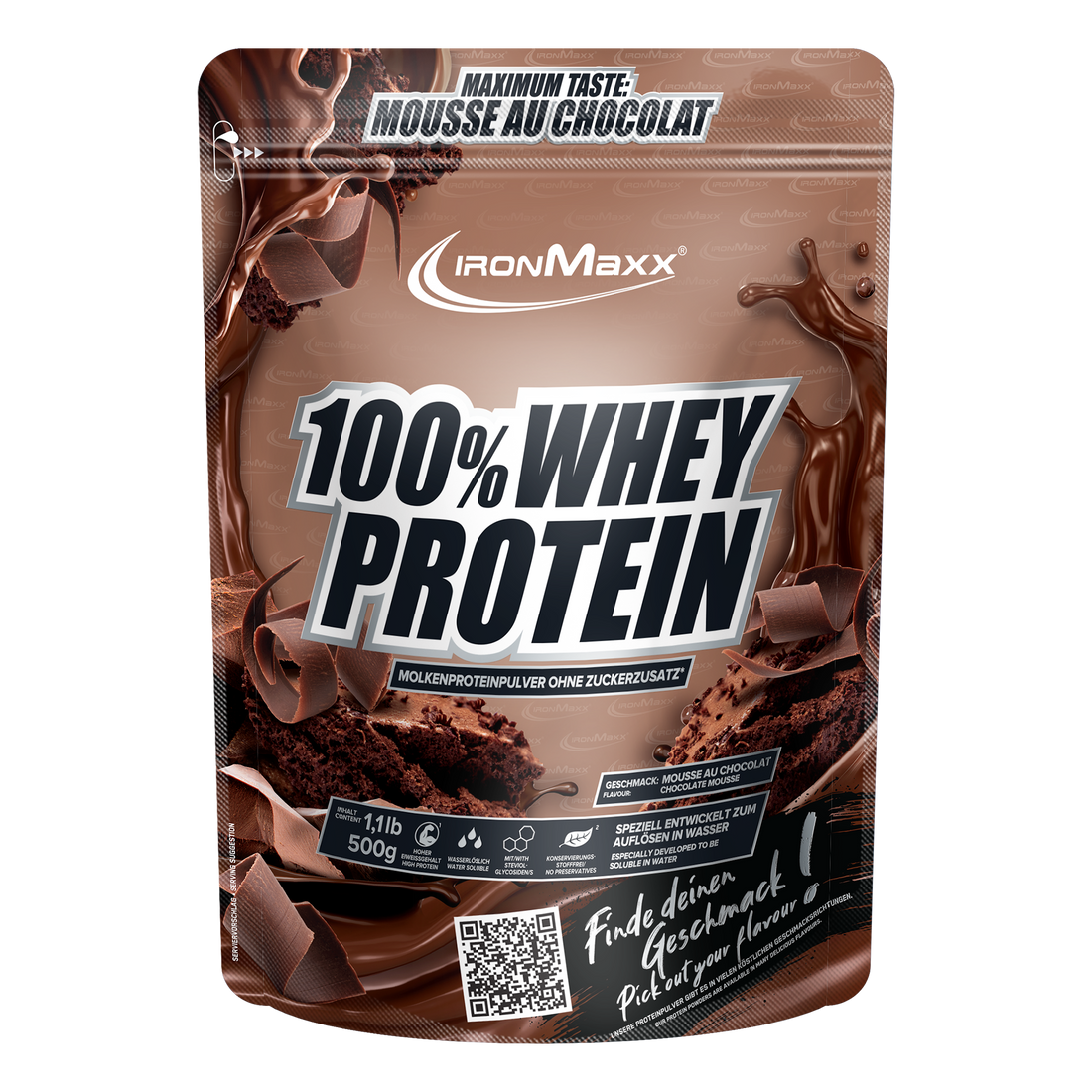 100% Whey Protein (500g) - Mousse Au Chocolat