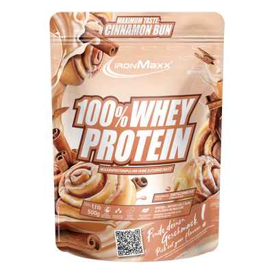 100% Whey Protein - 500g bag - Cinnamon Bun