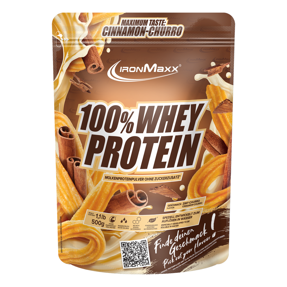 100% Whey Protein (500g) - Cinnamon Churro