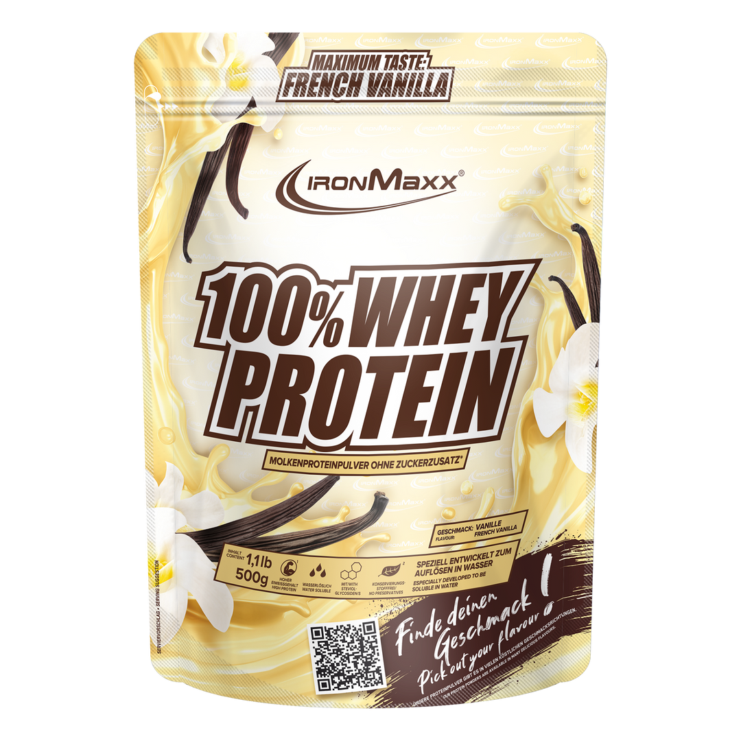 100% Whey Protein-Beutel-French Vanilla-500g