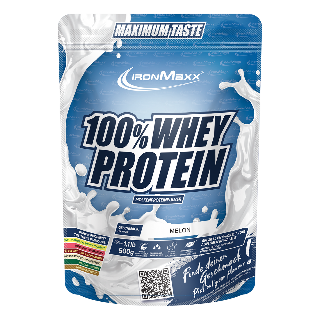 100% Whey Protein (500g) - Melone