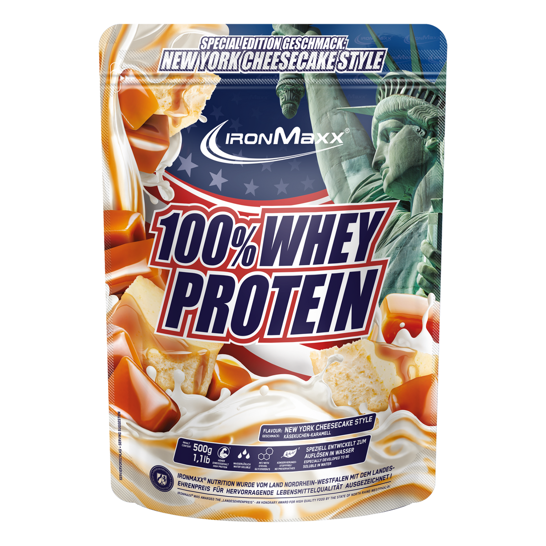 100% Whey Protein - 500g Beutel - New York Cheesecake Style (Special Edition)