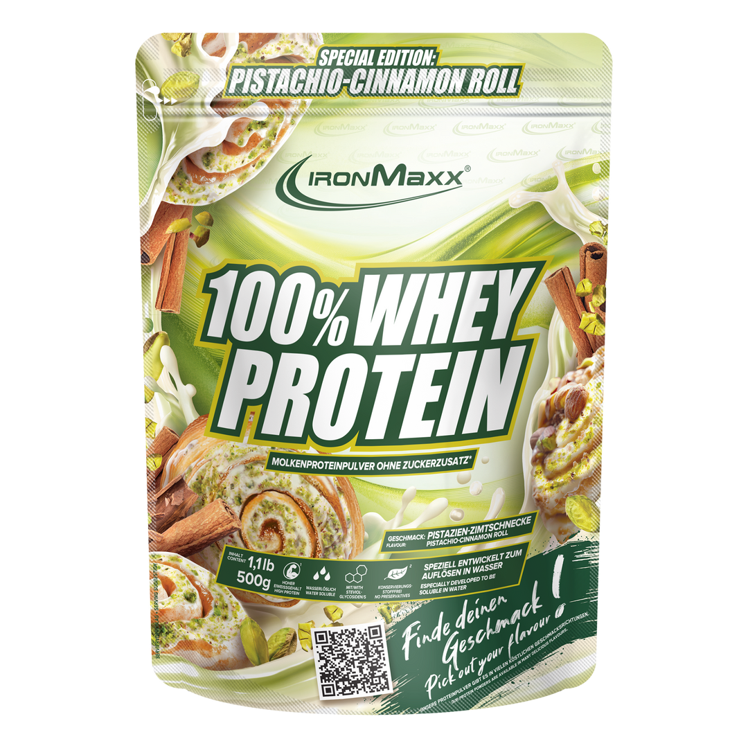 100% Whey Protein (500g) - Pistachio Cinnamon Roll
