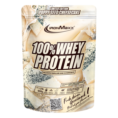 100% Whey Protein - 500g Beutel - Poppy Seed Cheesecake