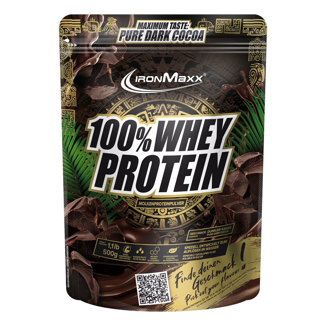 100% Whey Protein - 500g bag - Pure Dark Cocoa