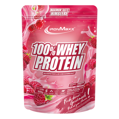 100% Whey Protein - 500g Beutel - Himbeere
