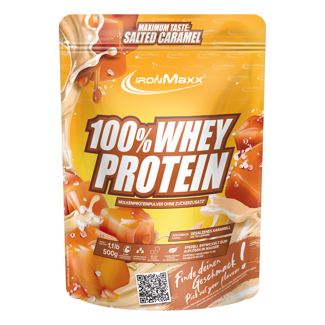 100% Whey Protein (500g) - Salted Caramel