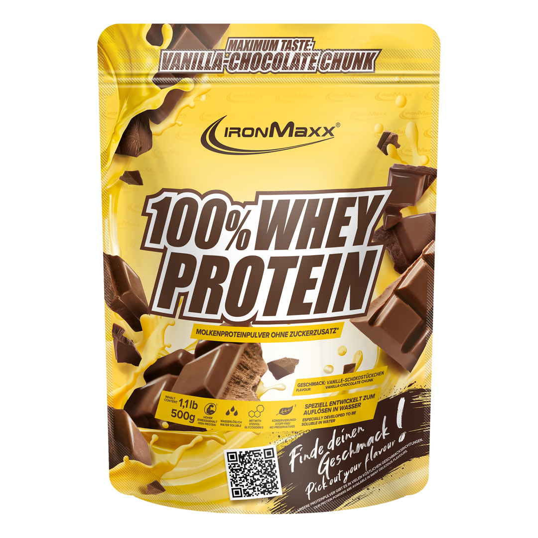 100% Whey Protein - 500g Beutel -  Vanilla Choco Chunk (Special Edition)