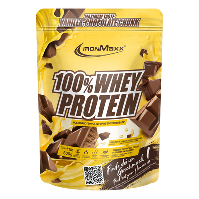 100% Whey Protein - 500g Beutel -  Vanilla Choco Chunk (Special Edition)