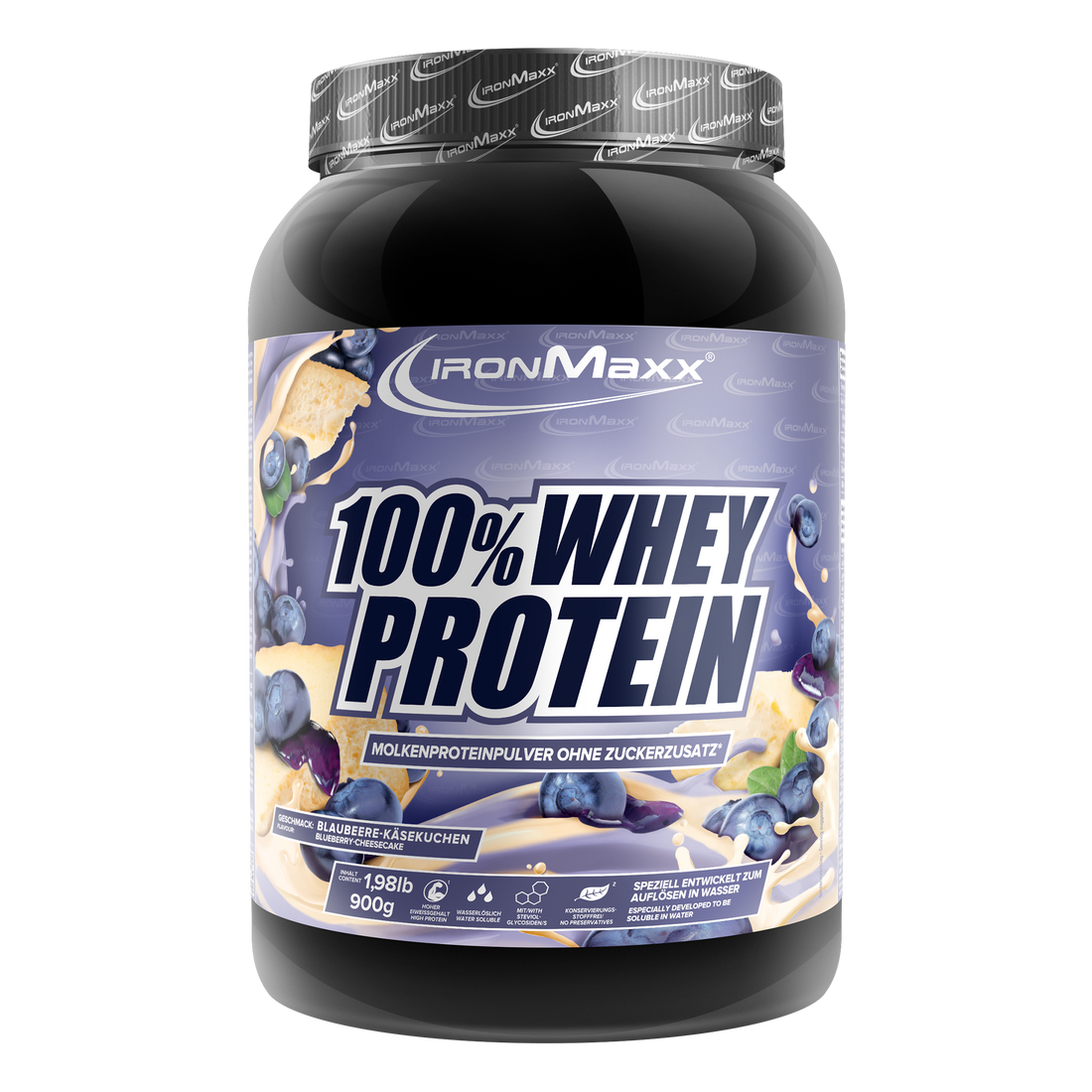 100% Whey Protein (900g) - Blueberry Cheesecake