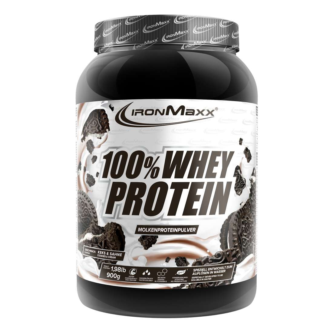 100% Whey Protein (900g) - Cookies and Cream