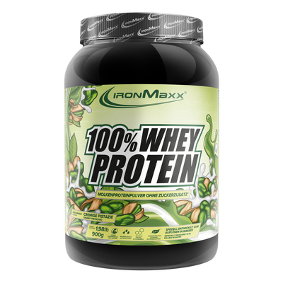 100% Whey Protein - 900g Dose - Cremige Pistazie
