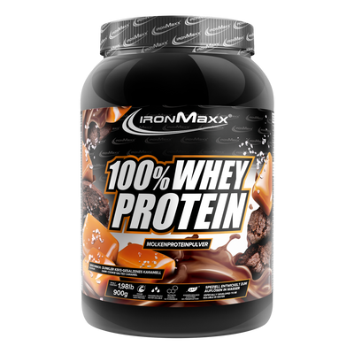 100% Whey Protein - 900g can - Dark Cookies Salted Caramel