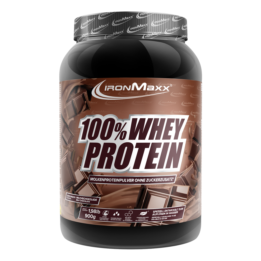 100% Whey Protein-Beutel-Milchschokolade-900g