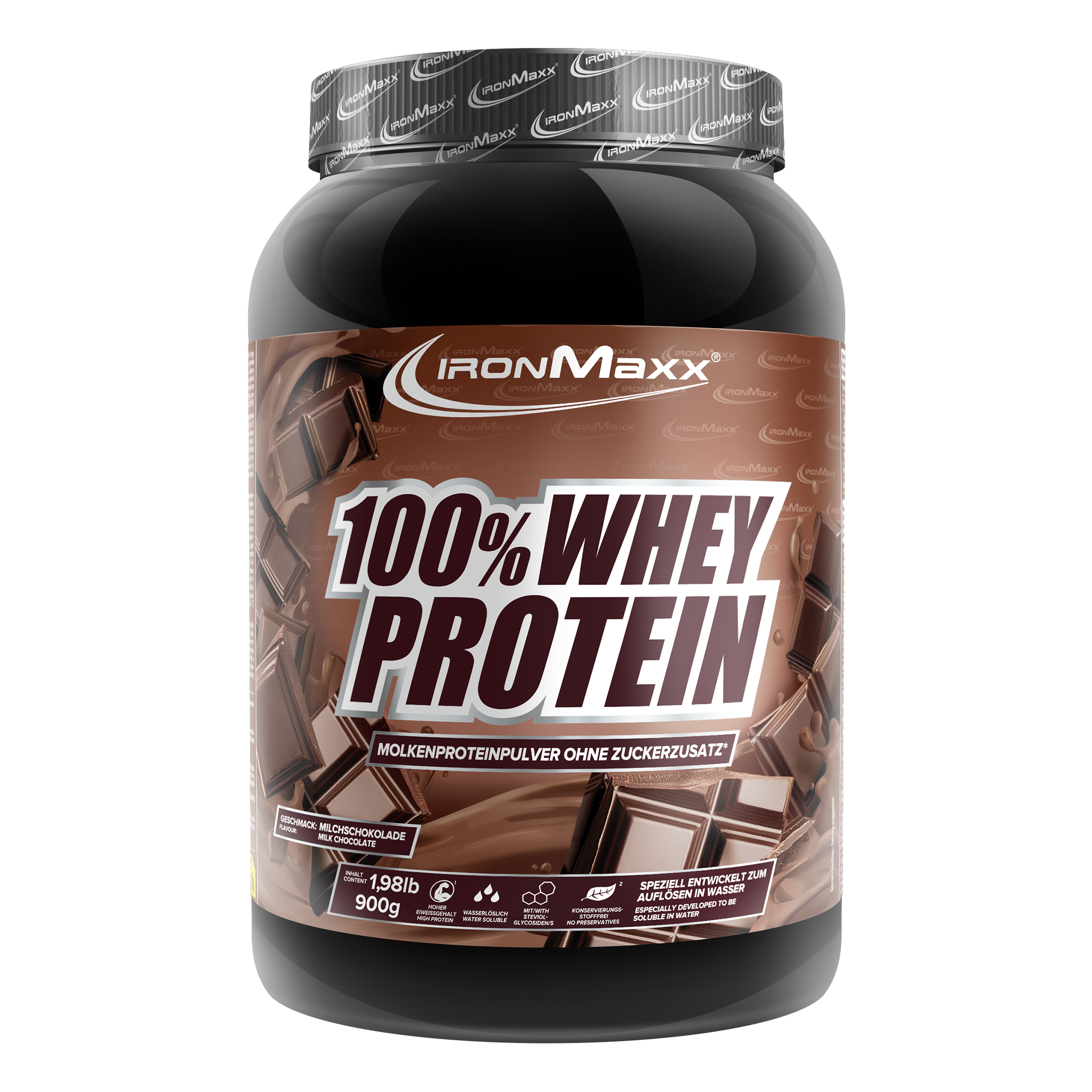100% Whey Protein-Beutel-Milchschokolade-900g