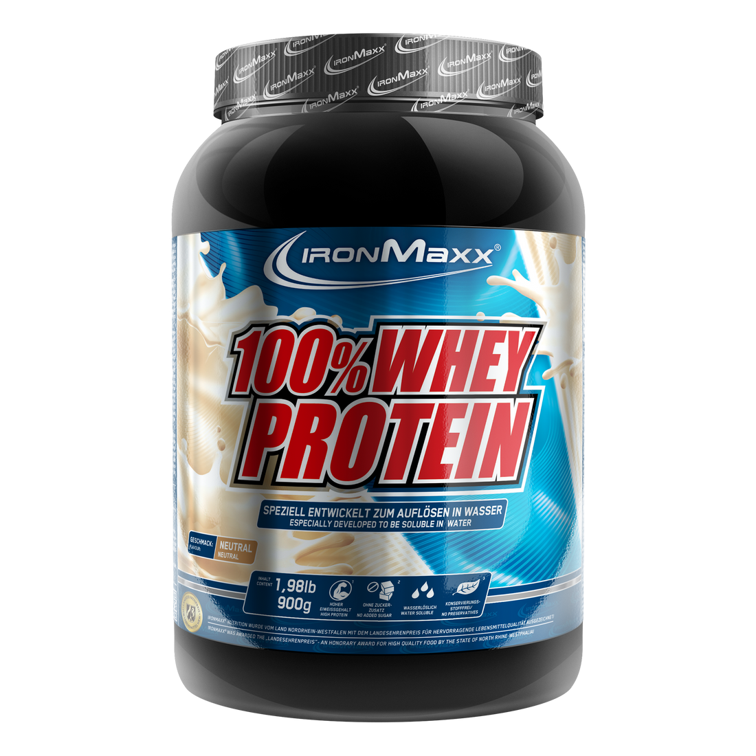 100% Whey Protein-Dose-Neutral-900g