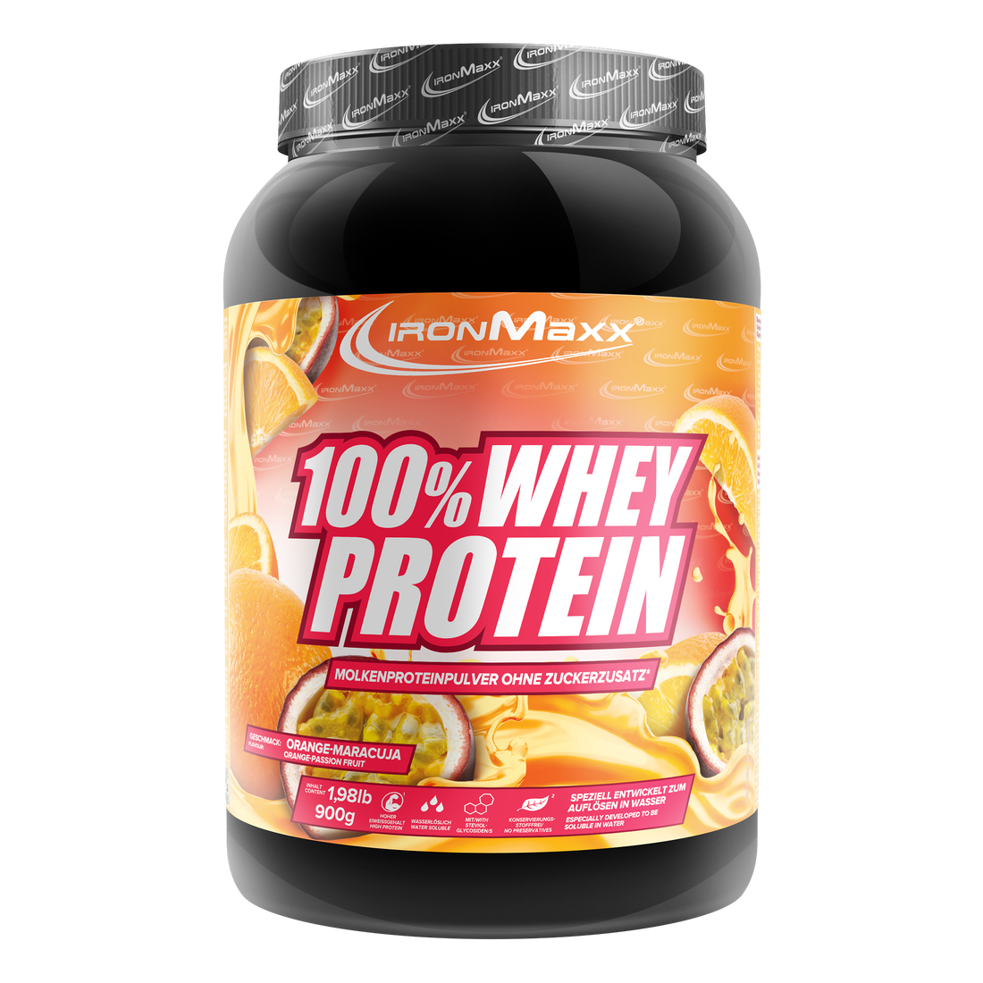 100% Whey Protein (900g) - Orange Passion Fruit