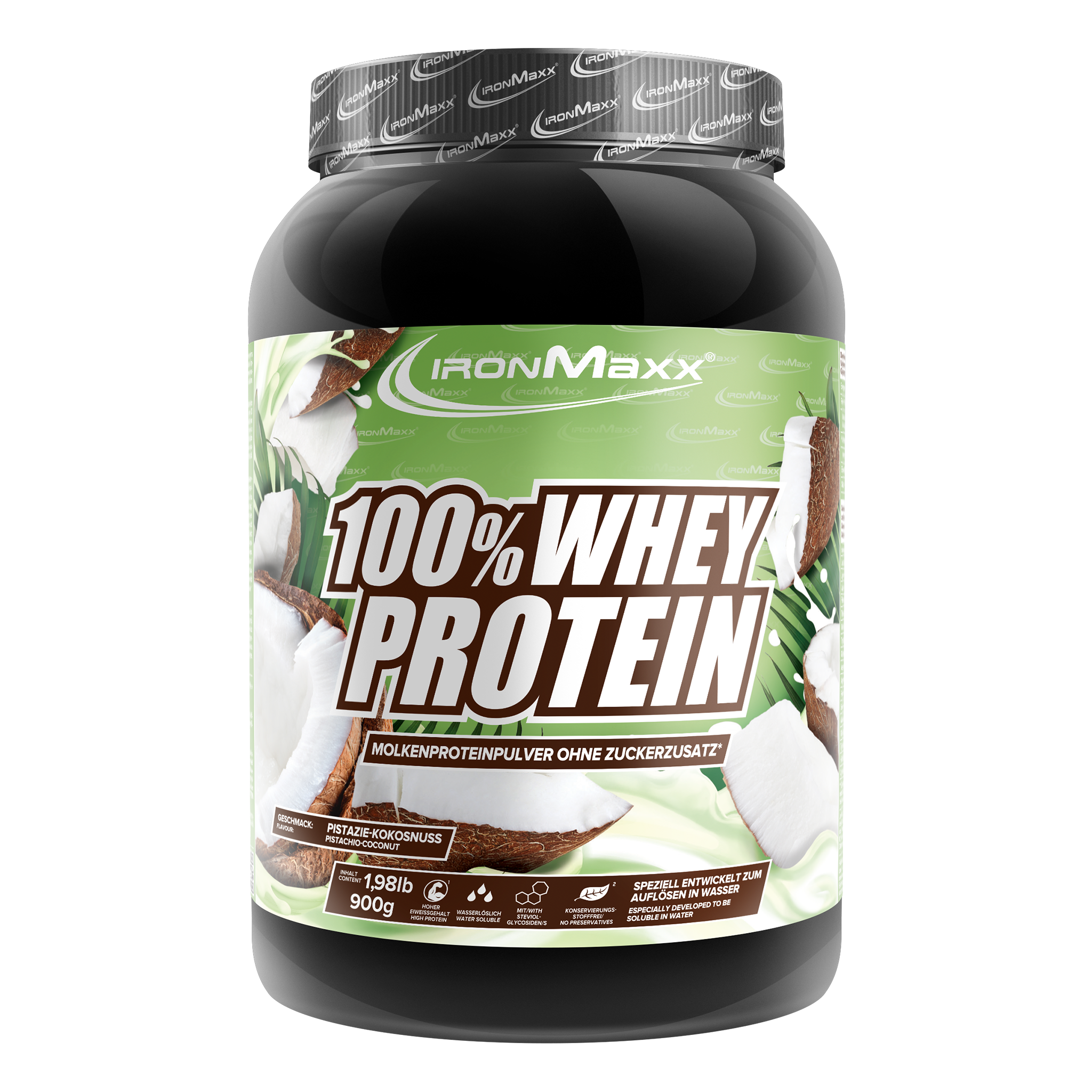 100% Whey Protein - 900g  Dose - Pistazie Kokos