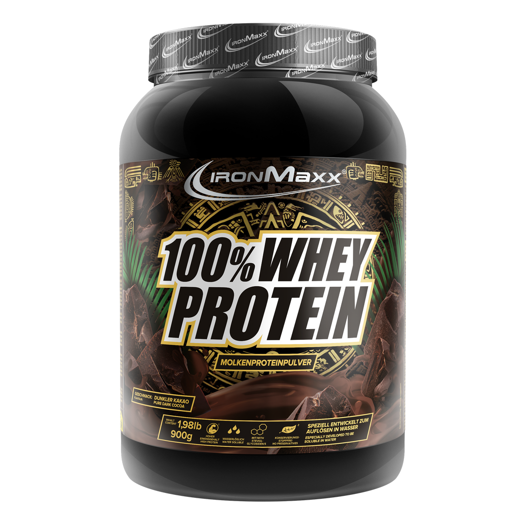 100% Whey Protein - 900g can - Pure Dark Cocoa
