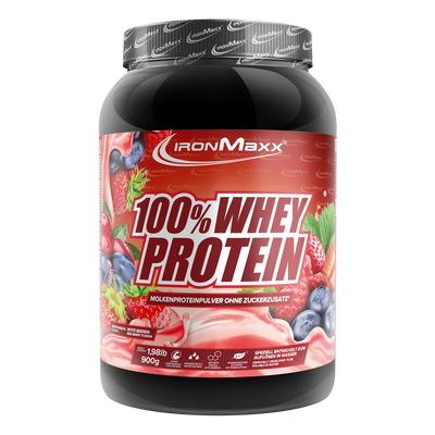 100% Whey Protein - 900g Dose - Red Berry Fusion